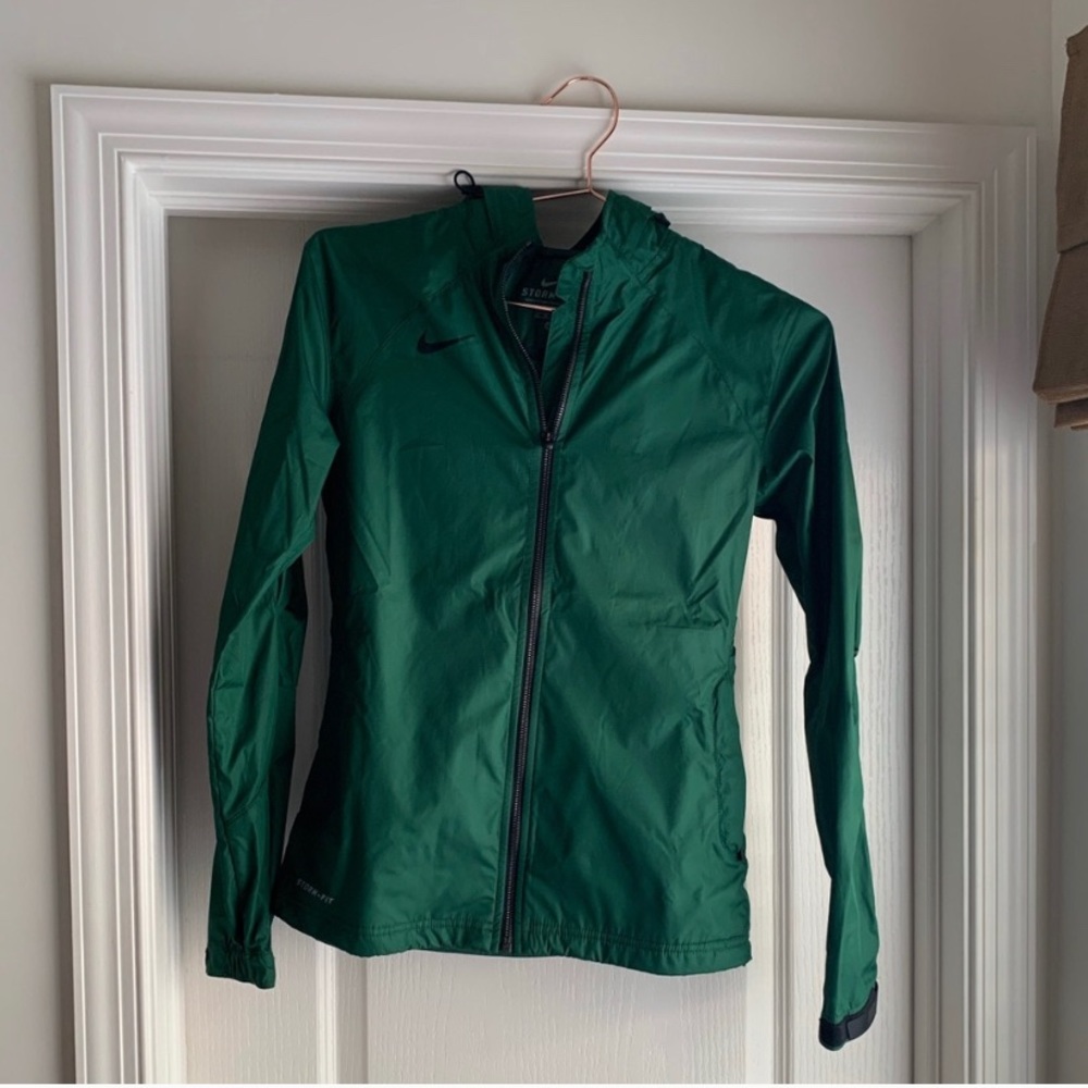 Nike green windbreaker